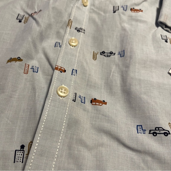 Carter’s Button Up Cars Top - Picture 4 of 5